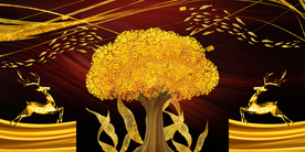 发财树麋鹿玄关