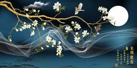 室雅兰香晶瓷画