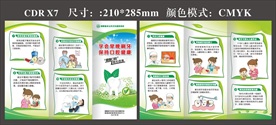 全国爱牙日早晚刷牙饭后漱口折页