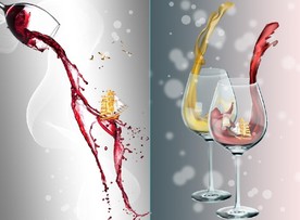 现代晶瓷酒杯餐饮餐厅装饰画