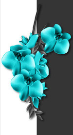 晶瓷现代风蝴蝶兰玄关装饰画