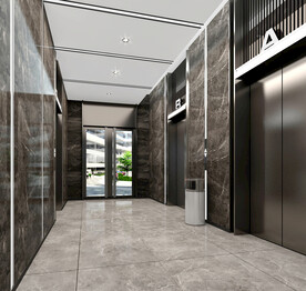 电梯间、过道效果图