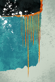 抽象色块装饰画