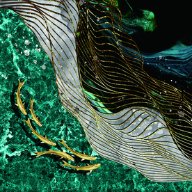 年年有鱼晶瓷画