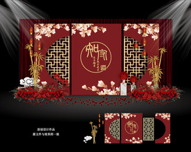 新中式婚礼效果图