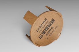 木质水杯垫样机