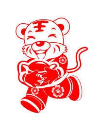 虎年剪纸