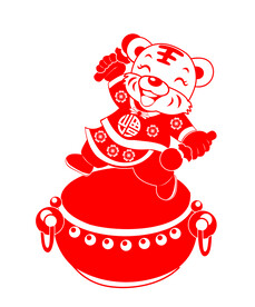 虎年剪纸