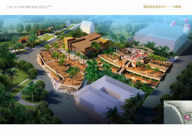 景区环境建筑鸟瞰图