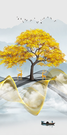 晶瓷玄关装饰画