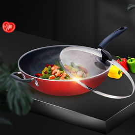 麦饭石炒锅不粘锅铁锅主图直通车