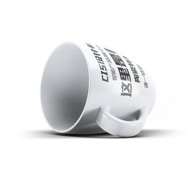 高端白色陶瓷杯样机