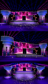 炫彩舞台max模型 效果图