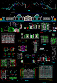 欧式别墅大门图纸