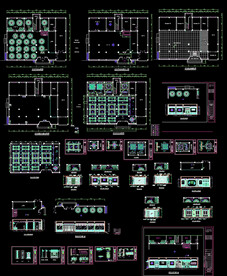 酒店饭店装饰图纸