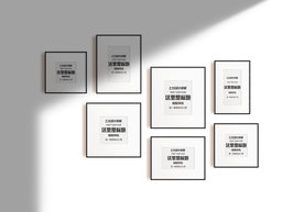 简约相框设计样机