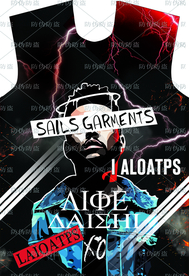 大牌 嘻哈 高清分层印花