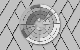 几何电视背景墙