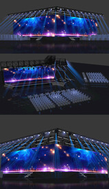 演唱会max模型 效果图