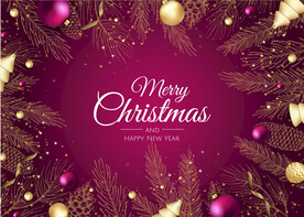 圣诞节元素插画设计