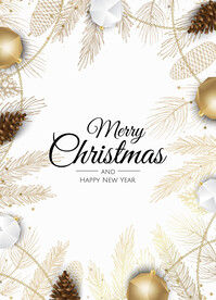 圣诞节元素插画设计