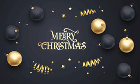 圣诞节元素插画设计