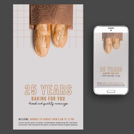 面包西点海报