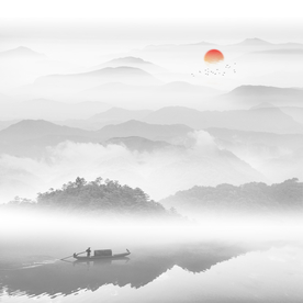 新中式山水画