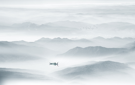 水墨山水画