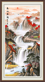 源远流长山水画