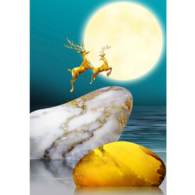 石来运转装饰画