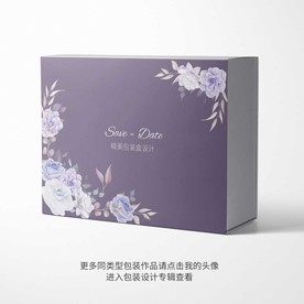 精品礼盒包装设计平面图