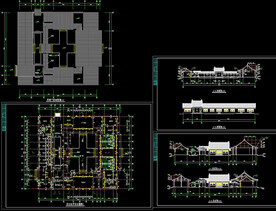四合院建筑设计CAD图