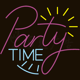 霓虹灯网红酒吧背景墙英文字体