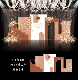 简约婚礼效果图图片