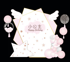 粉白淡粉色ins星星