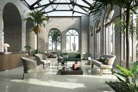 现代意式 瓷砖岩板效果图