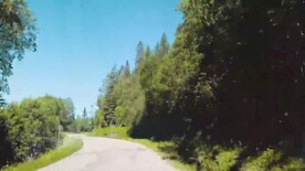 高清4K视频在公路上高速行驶