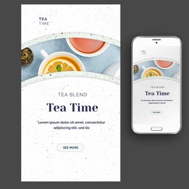 柠檬花茶海报图片