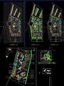 园林规划绿化CAD平面图