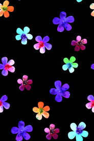 抽象 小花 太阳花