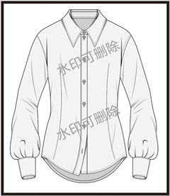 服装设计连衣裙女装款式衬衫T恤