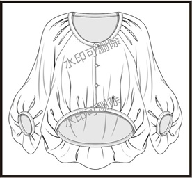 服装设计连衣裙女装款式衬衫T恤