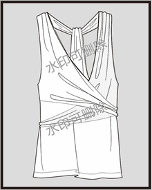 服装设计连衣裙女装款式衬衫T恤