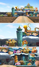 海洋主题大门入口效果图