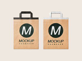 纸袋手提袋样机