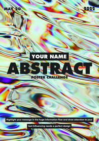 液态流动炫酷几何质感海报系列