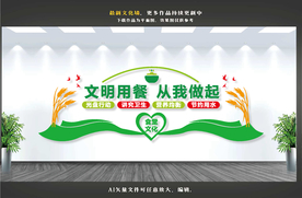食堂文化墙