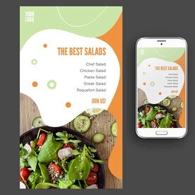 轻食主义蔬菜沙拉海报