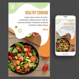 轻食主义蔬菜沙拉海报